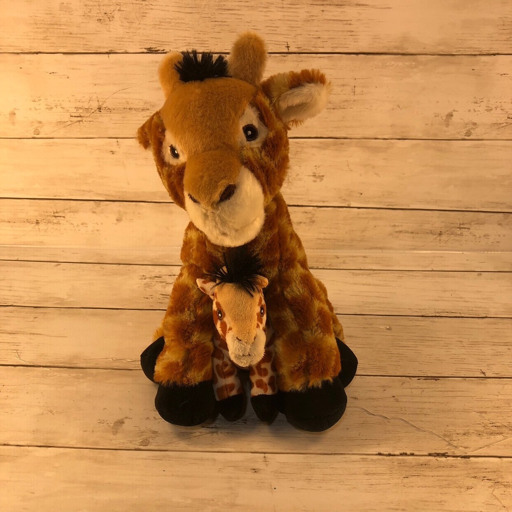 Adventure Planet Giraffe Mother and Baby Plush Stuffed Animal AP-EMGIR 11 Inch